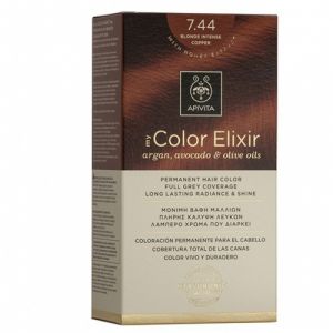 Elixir Apivita 7.44 Intense Copper Blonde Hair Dye