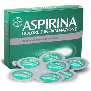 Aspirin pain and inflammation 20 tablets 500mg