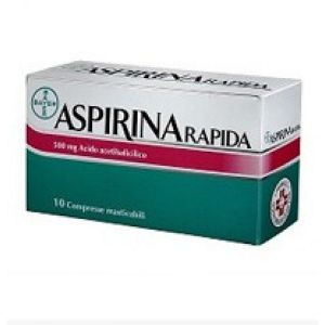 Rapid Aspirin 10 chewable tablets 500mg