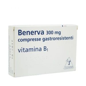 Benerva 300mg Vitamin B1 20 Gastro-resistant Tablets