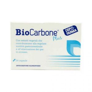 Biocarbone Plus Intestinal Wellness Supplement 24 Capsules