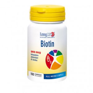 Longlife Biotin 900 Mcg 100 Capsules