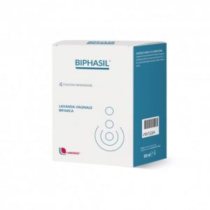 Biphasil biphasic vaginal lavage 4 vials 150 ml