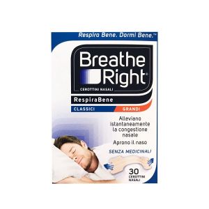Breath Right RespiraBene Large Classic Nasal Patches 30 Pieces