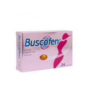 Buscofen 200mg Ibuprofen Analgesic 24 Soft Capsules