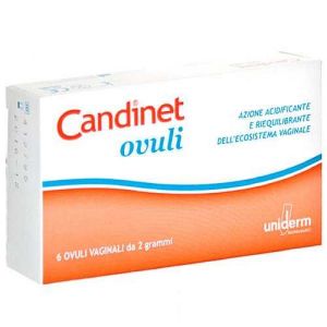 Candinet vaginal ovules uniderm 6 ovules