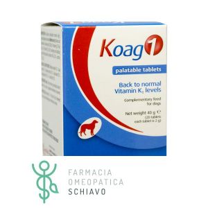 Candioli Koag 1 Vitamin K Supplement for Dogs 20 Tablets