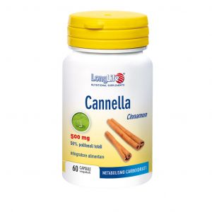 Longlife Cinnamon 500mg Food Supplement 60 Capsules