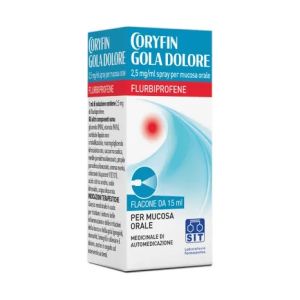 Coryfin Throat Pain Spray Flurbiprofen Analgesic 15 ml