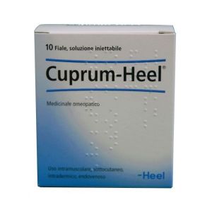 Guna-heel Cuprum Injectable Solution Homeopathic Medicine 10 Vials