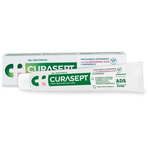 Curasept gel toothpaste ads dna astringent treatment 75 ml