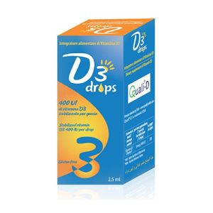 D3 Drops 400 Ui Vitamin D supplement 2,5ml