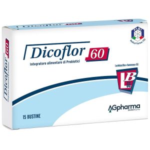 Dicoflor 60 Food Supplement Of Probiotics 15 Sachets