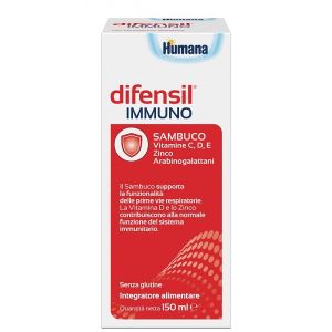 Humana Difensil Immuno Immune Defense Supplement 150 ml
