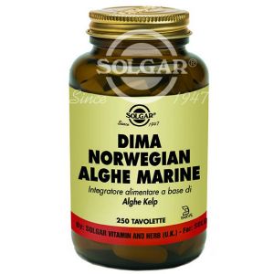 Solgar dima norwegian seaweed metabolism supplement 250 tablets