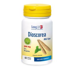 Longlife dioscorea 300mg dietary supplement 60 capsules