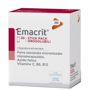Emacrit Iron Supplement 30 Buccal Sticks