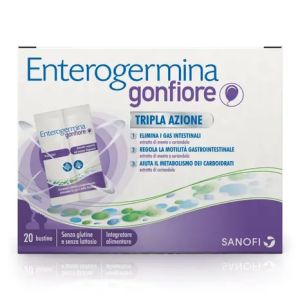 Enterogermina Gonfiore Addominale Integratore Elimina Gas 20 Bustine