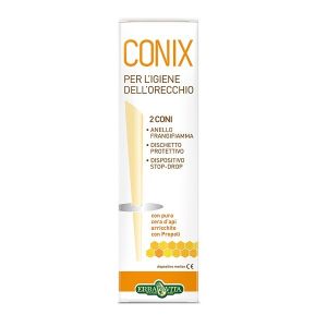 Conix 2 cones with pure beeswax enriched with propolis for ear hygiene