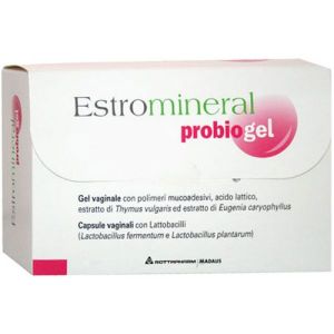 Estromineral Probiogel Vaginal Gel. 30 ml tube and 5 applicators