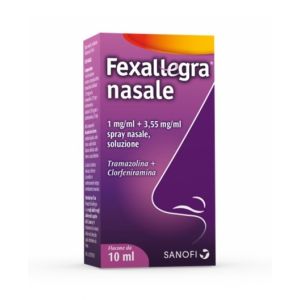 Fexallegra Nasal Spray 1mg/ml+ 3.55mg/ml Allergic Rhinitis 10ml