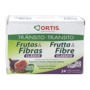 Fruit and Fiber Classic Intestinal Transit Supplement 24 Cubes