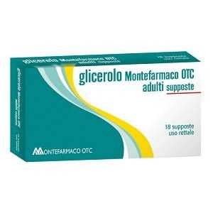 MonteFarmaco Glycerol Adults occasional constipation 18 suppositories