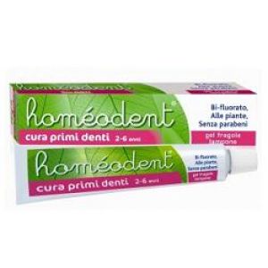 Boiron homeodent strawberry raspberry toothpaste first teeth 2-6 years 75 ml