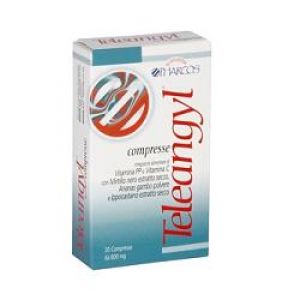 Pharcos teleangyl dietary supplement for vascular fragility 20 tablets
