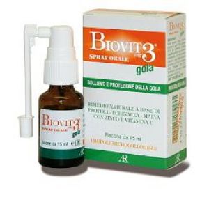 Biovit 3 Throat Oral Spray Supplement For Children 15ml