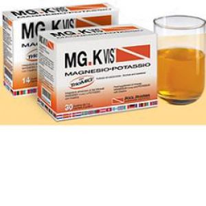 mgk Vis Magnesium Potassium Orange Mineral Salts Supplement 15 Sachets