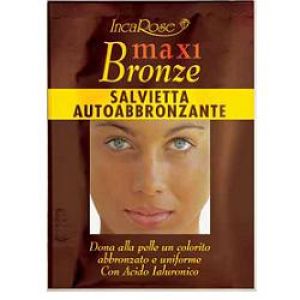 Incarose maxi bronze 1 disposable self-tanning face towel