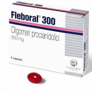 Fleboral 300 mg microcirculation supplement 5 capsules