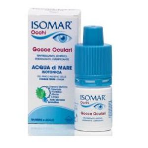 Isomar Occhi Eye Drops With Hyaluronic Acid 0.20% 10ml Without Preservatives