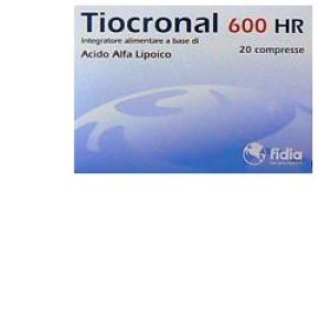 Tiocronal 600 Hr Antioxidant Supplement 20 Tablets