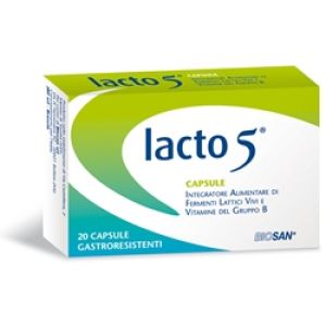 Lacto 5 Lactic Ferments Supplement 20 Capsules