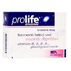 Prolife Enzymes Food Supplement 30 Capsules From 490mg
