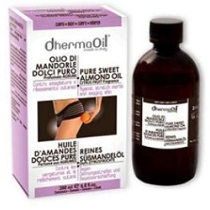 Dhermaoil pure sweet almond oil citrus scented 200 ml