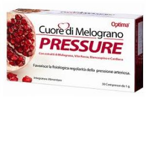 Optima Heart Of Pomegranate Pressure Supplement For The Heart 30 Tablets