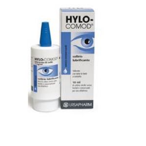 Hylo Comod 10ml Lubricant Eye Drops Sodium Hyaluronate 1mg/ml