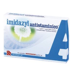 Recordati Imidazyl Antihistamine Eye Drops 10 Single-Dose Vials Of 0.5ml