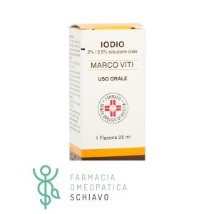 Iodine Marco Viti 2% / 2.5% Oral Solution 25 Ml