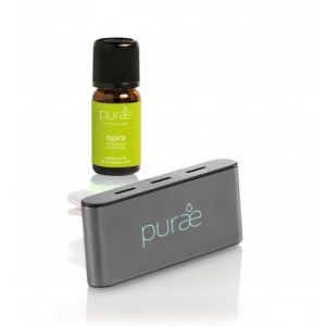 Purae Gray Car Diffuser With Synergy Inspire