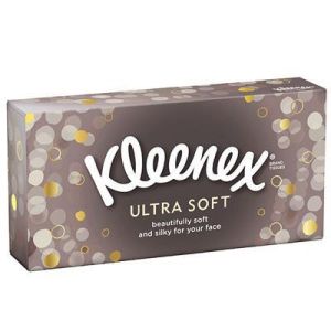 Kleenex Ultra Soft Box Paper Tissues 80 Pieces