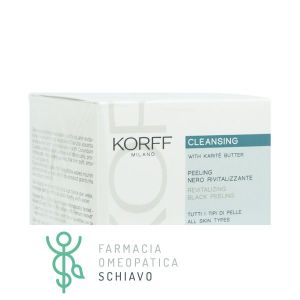 Korff cleansing revitalizing black face peeling 75 ml