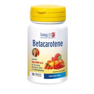 Longlife Beta Carotene 25000 Iu 30 Tablets