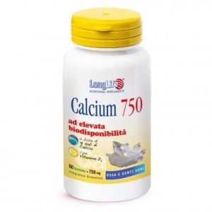 Longlife Calcium 750mg 60 Tablets