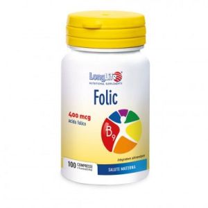 Longlife Folic 400mcg Food Supplement 100 Tablets