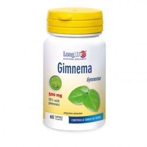 Longlife gymnema 500mg dietary supplement 60 capsules