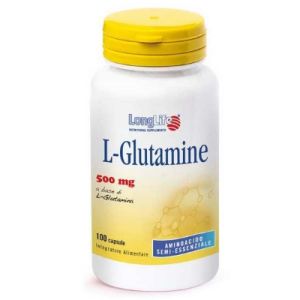 Longlife L-glutamine 500mg Food Supplement 100 Capsules